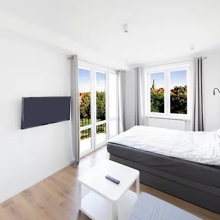 Family Luxury Comfort 2 Bedrooms & Playstation 4 & Panoramic View Of The Gdansk's Old Town & Free Private Parking Appartement Gdańsk