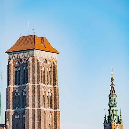 Family Luxury Comfort 2 Bedrooms & Playstation 4 & Panoramic View Of The Gdansk's Old Town & Free Private Parking * Gdańsk
