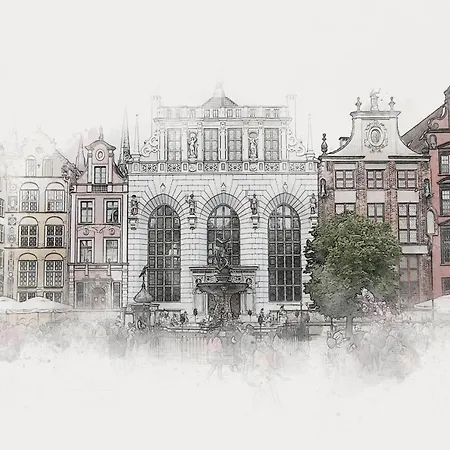 Family Luxury Comfort 2 Bedrooms & Playstation 4 & Panoramic View Of The Gdansk's Old Town & Free Private Parking Gdańsk
