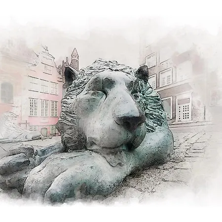 Family Luxury Comfort 2 Bedrooms & Playstation 4 & Panoramic View Of The Gdansk's Old Town & Free Private Parking Apartmán