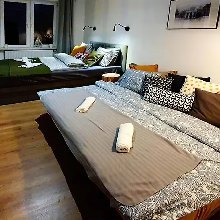 Apartmán Family Luxury Comfort 2 Bedrooms & Playstation 4 & Panoramic View Of The Gdansk's Old Town & Free Private Parking